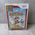 Super Paper Mario Nintendo Selects Wii CIB Complete Tested