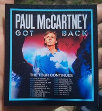 Paul McCartney ☆ Got Back Tour ☆ 2025 Promo Magnet ☆ NORTH AMERICA & CANADA 