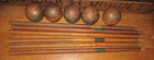 Vintage Wood Croquet Set in Wooden Case Great for Display Lake Farm House Decor — photo 4