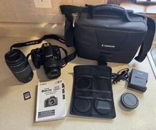 Canon EOS Rebel T6 DSLR Camera Kit w/ 18-55mm, 75-300mm Lens - DS126621