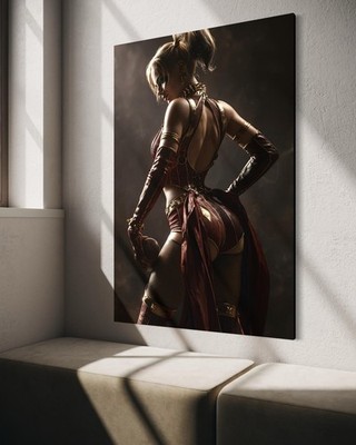Harley Quinn Leinwand Bild Suicide Squad Erotik Kunst Stil Graffiti 