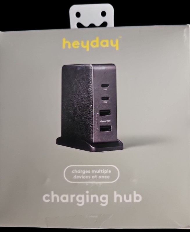 heyday 4-Port Charging Hub Vertical -