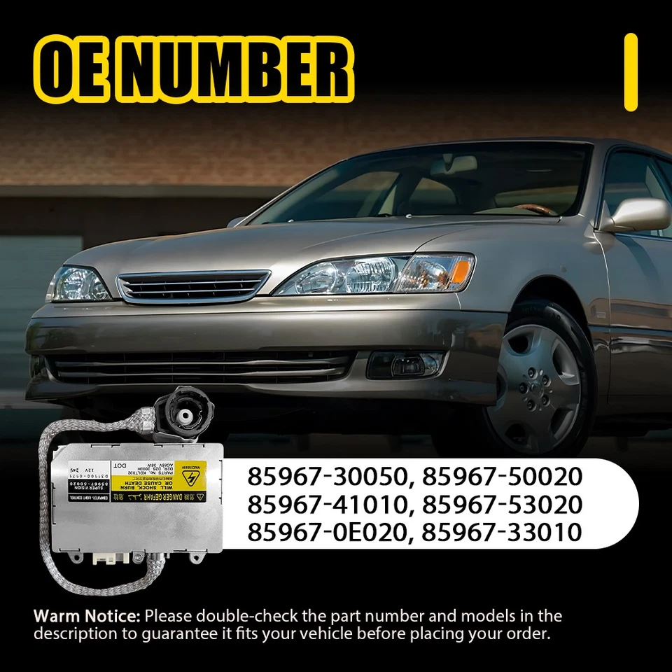 Lastre e encendedor de xenón y bombilla HID D2S para unidad de faros Lexus LS430 2001-2006 Foto 3 de 4