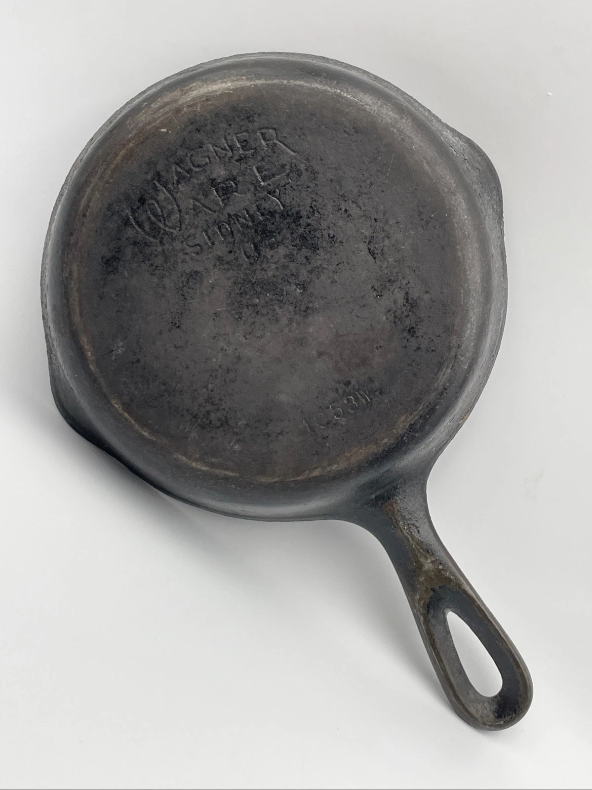 Wagner #3 Sidney O 1053 Cast Iron Skillet w/Stylized Logo 1053W