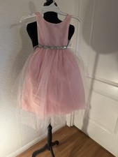 Calla Collection Flower Girl Pink Tulle Formal Dress Size 10 MPN YSA