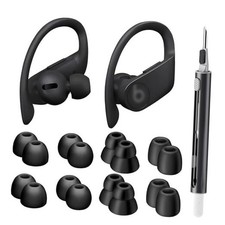 8 Pairs Ear Tips for Beats Powerbeats Pro/Beats Flex/Beats X/urBeats Black