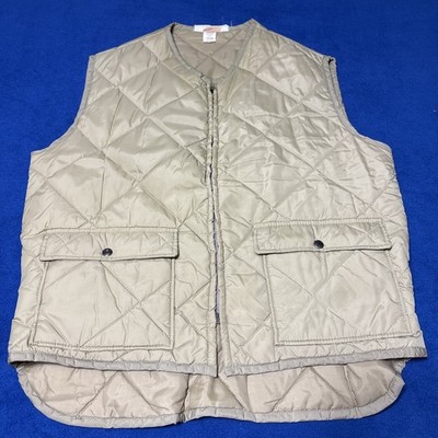 DOUBLE K BRAND WESTERN Quilted PUFFER VEST SIZE L Workwear Vintage