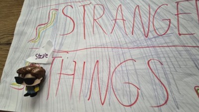 Stranger Things Sammelfigur Figürchen Steve Charakter aus TV-/Streaming-Serie
