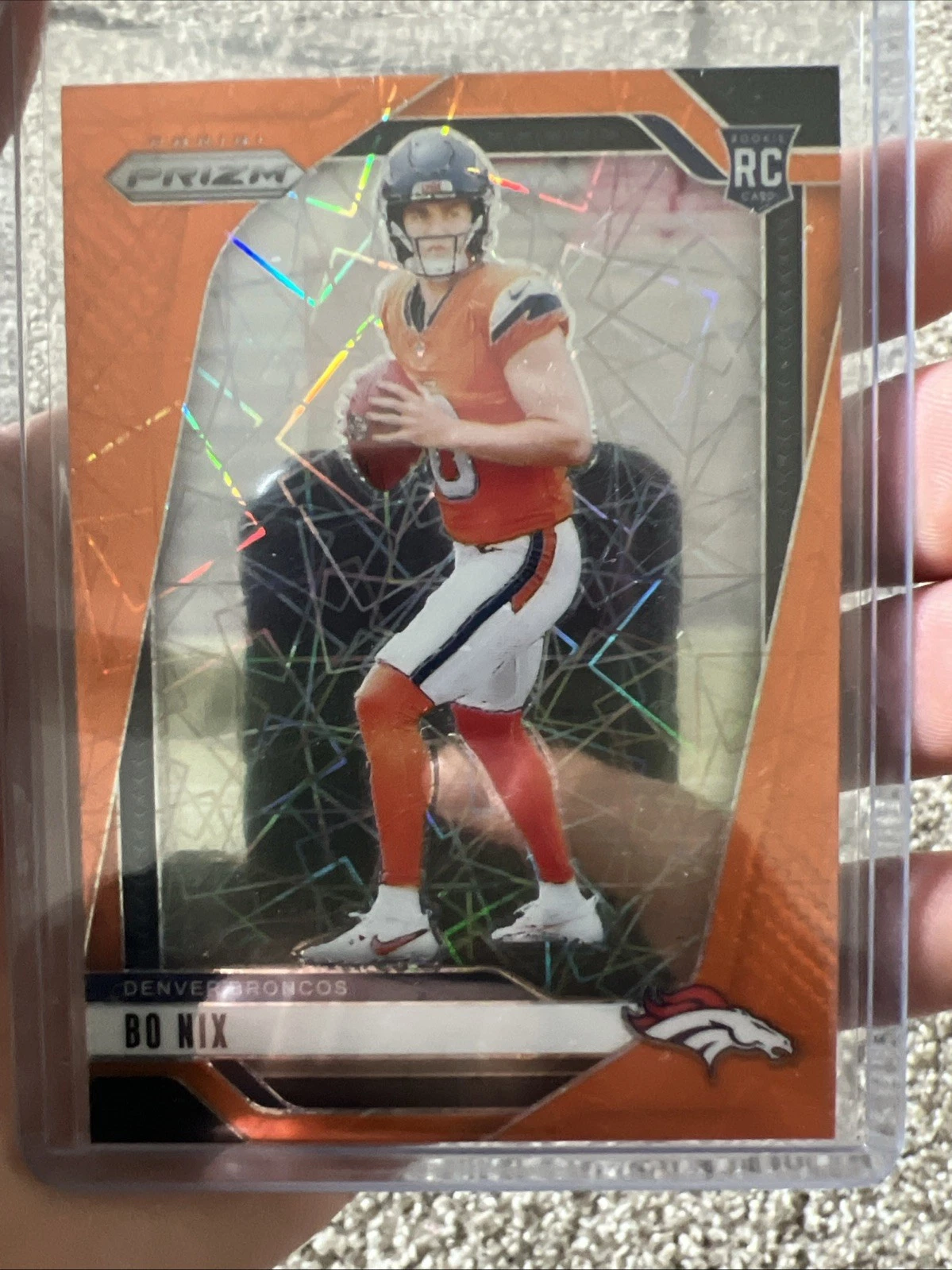 2024 Panini Prizm - Rookies Bo Nix #309 Lazer Prizm (RC)