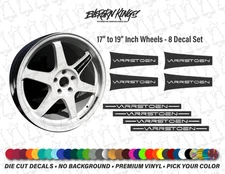VARRSTOEN ES2 TE37 Rim Decals for 17 18 19" inch Wheel Spoke Stickers - SET OF 8