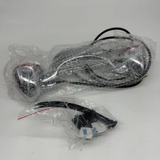 Chrome Red Bullet Rear Turn Signal Brake Light Bar for Harley‑Davidson Touring