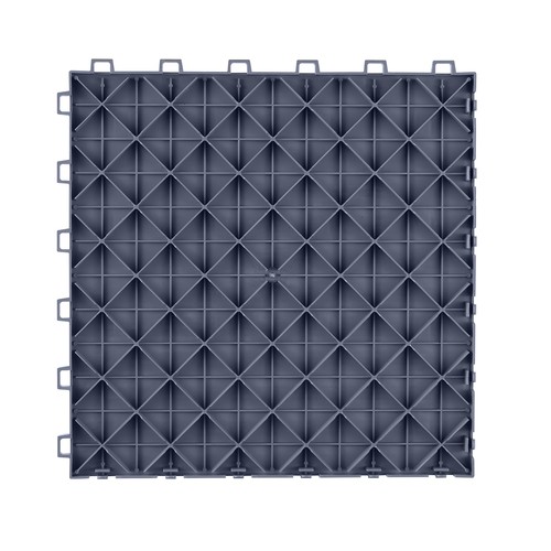 Garage Floor Tiles Interlocking 12x12 in 25 Pack Garage Flooring Tiles Gray - Picture 8 of 10
