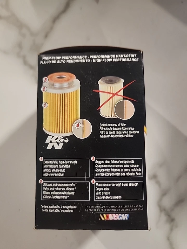Filtro de aceite K&N Wrench-OFF Performance Gold HP-2005 para VW Audi Ford Foto 4 de 4