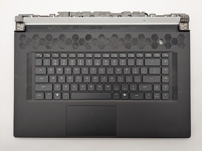 Genuin Dell Alienware X17 R2 Palmrest US keyboard 09X4V4 9X4V4 718M9 0718M9