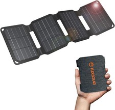 Flexsolar 10W Foldable Mini Solar Panel Charger For All Phones Iphone. Samsung
