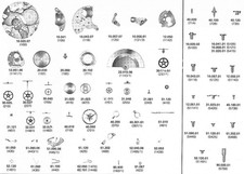 PIECES PARTS  AS SCHILD 1710 1712 1814 1903 1913 1916 2066 2072 2084 2162 2186