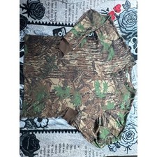 Vintage Gander Mountain Mens XL Realtree Camo Henley Shirt Long Sleeve