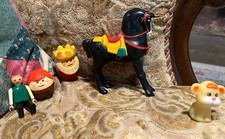Vintage small toy figures Lot of 5