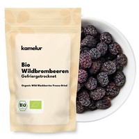 (120 Eur/Kg) 250G Wilde Bio Brombeeren Gefriergetrocknet, Ganze Beeren Bio