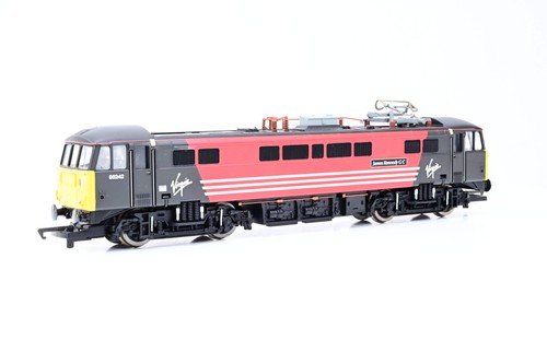 Hornby OO Gauge R2290A Virgin Black & Red Class 86 No.86242 "James Kennedy GC" - | Condition: Used