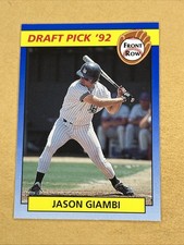 1992 Front Row Draft Picks #40 Jason Giambi  Long Beach State Dirtbags