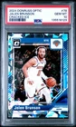 2024 PANINI DONRUSS OPTIC CRACKED ICE #78 JALEN BRUNSON 9/25 PSA 10