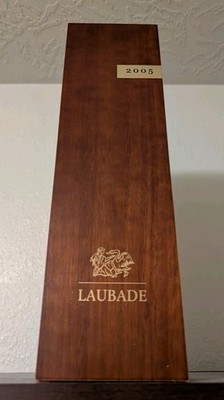 Empty Laubade 2005 ARMAGNAC 750ml France Wooden Box