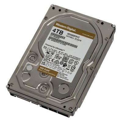 FESTPLATTE WD GOLD WD4003FRYZ 4TB 7.2K 256MB SATA III 3.5'' 