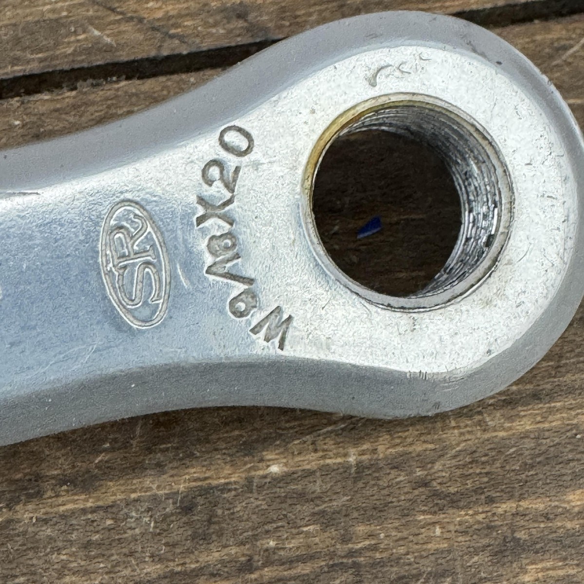Vintage Raleigh SR 165mm Left Crank Arm Square Taper WA3K20
