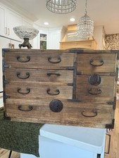 Antique Japanese Ko Tansu, 23x24x16 in- read description
