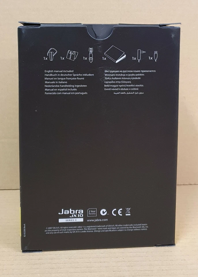Jabra JX10 Series II Bluetooth Headset Design by Jacob Jensen Neu, OVP - Bild 3 von 4