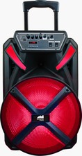 Portable 15” Bt Party Speaker W Disco Light, Wired Mic &amp; Remote (nds-1536)