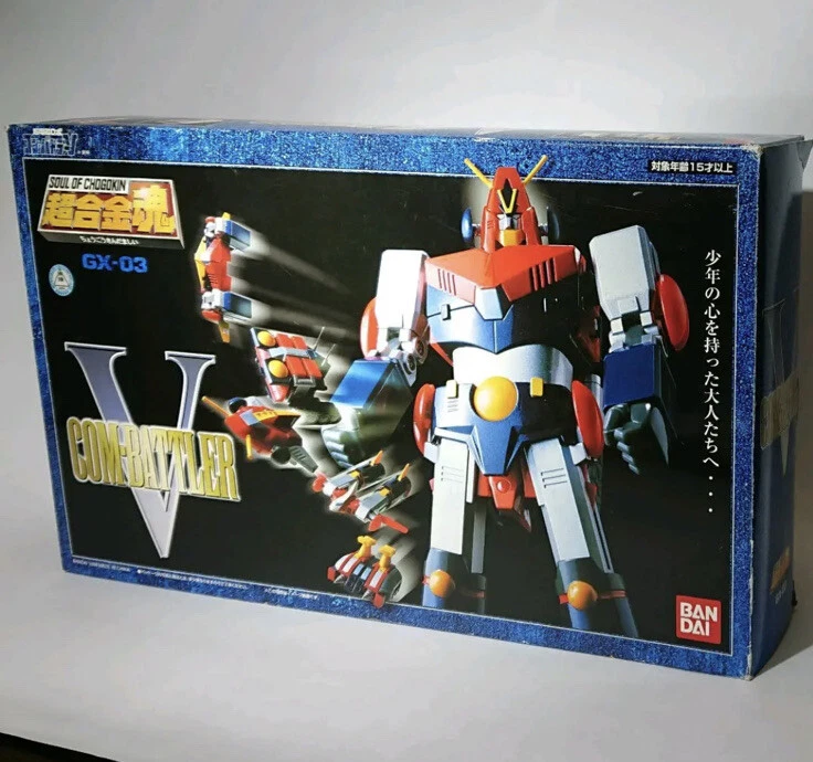 Chogokin Combatler V Battle GX-03 Bandai One Parts Lost Preowned