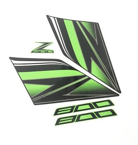Universal Motorcycle Decal Fuel Tank Sticker Pad For Kawasaki Z800 - Picture 6 of 10
