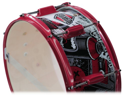 Snare Drum by GRIFFIN | Birch Wood Shell 14"x6.5" with Custom Graphic - Picture 4 of 10