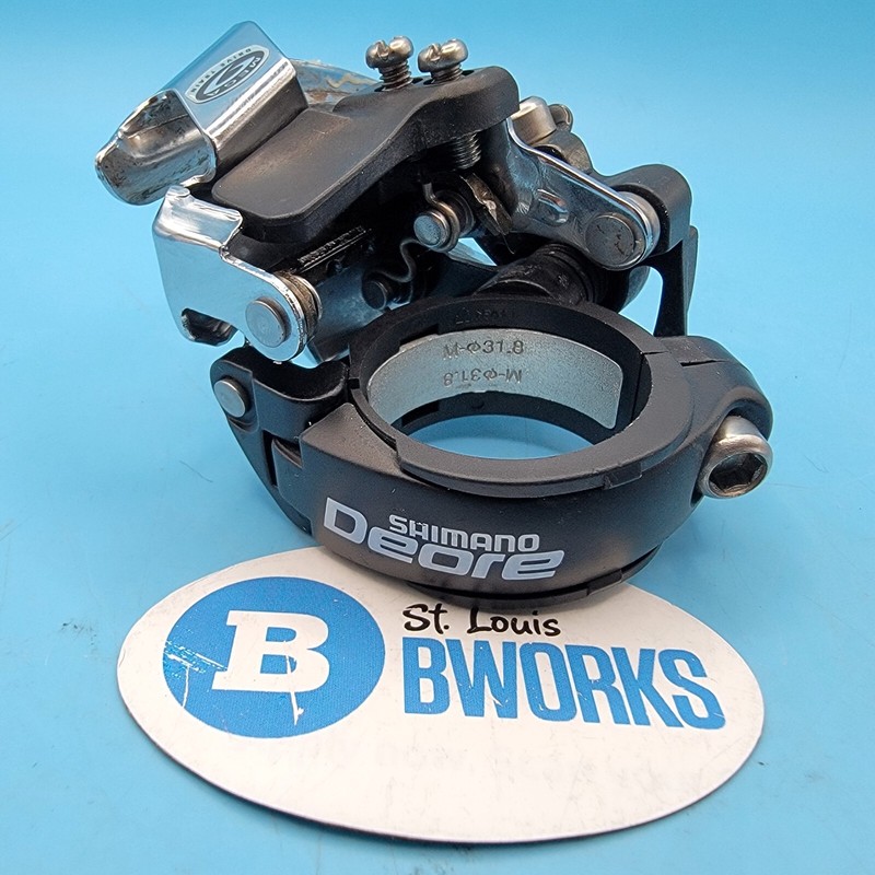 Shimano Deore FD-M510 Front Derailleur 34.9mm Low Clamp Dual Pull 31.8mm Shim d1