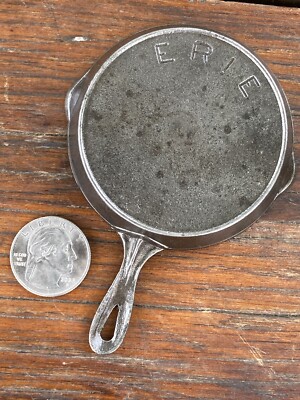 Pre Griswold Erie Cast Iron Toy Skillet