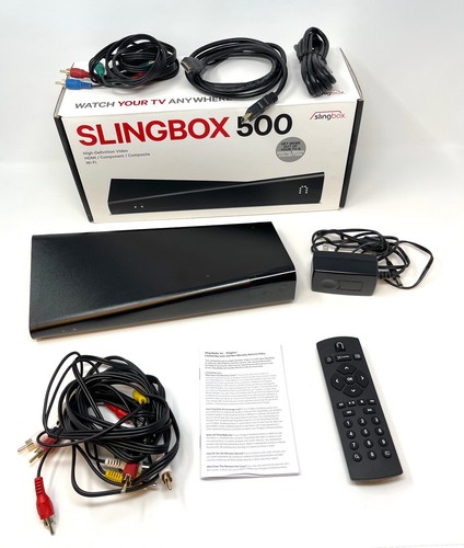 USATO UNA VOLTA Sling Media Slingbox 500 Streamer multimediale digitale Wi-fi HDMI SCATOLA APERTA - Foto 1 di 10