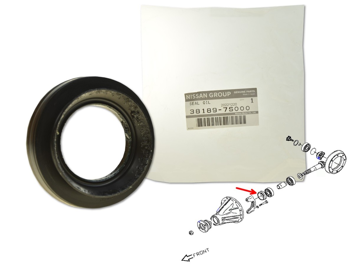 Oil Seal Rear Differential 38189-7S000 OE for Nissan Pathfinder
