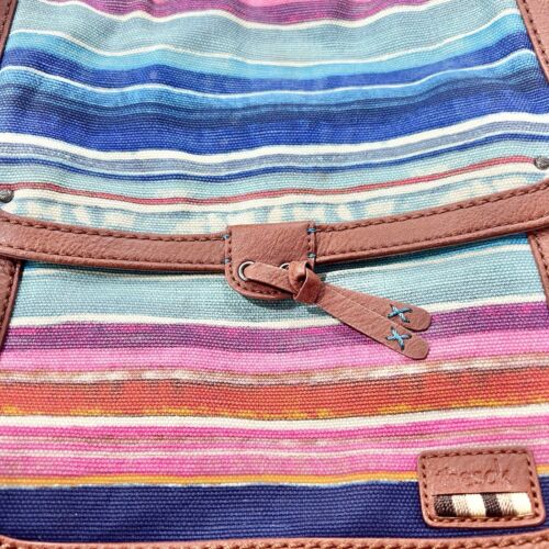 The Sak Ventura Backpack - Multi Colored Stripes Convertible Shoulder or Tote - Picture 3 of 12