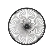 24" OG Lowrider Classic Steel FRONT Wheel 144 Spoke 14g Black