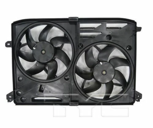 Ventilador de radiador y condensador doble para Ford Fusion 2014-2017 1,5 L L4 Foto 2 de 3