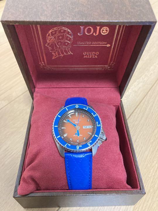 JOJO⑤ Seiko 5 Sports Jojo's Bizarre Adventure Limited Trish Una