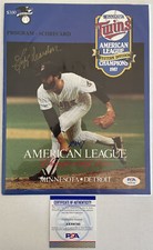 Jeff Reardon Signed Magazine 1987 World Series MN Twins PSA/DNA,Auto,(B119)