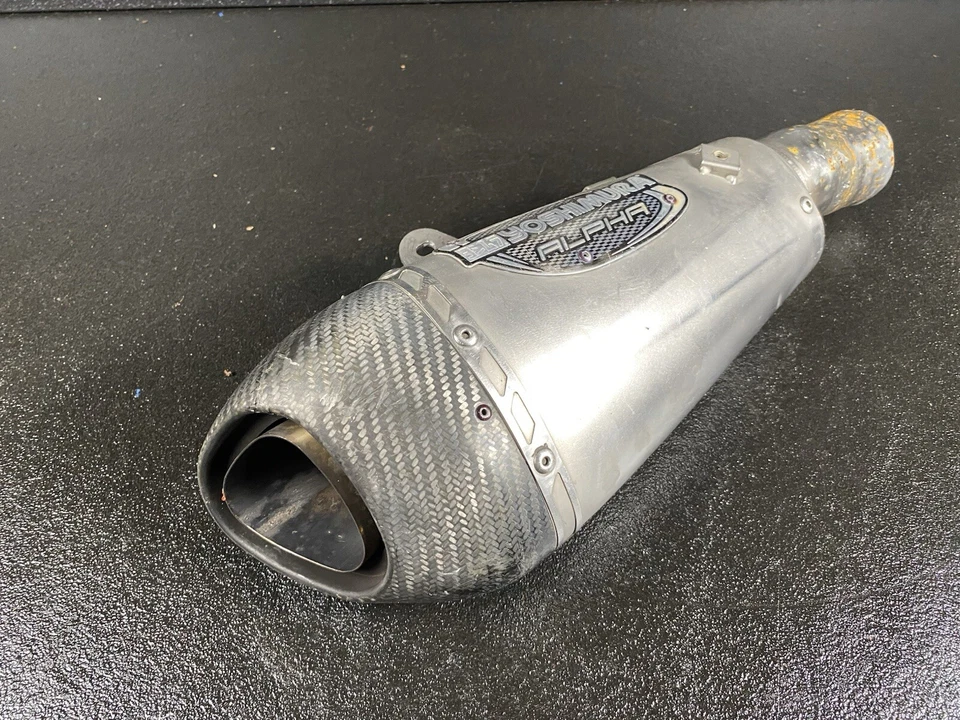 Suzuki GSXR600 GSXR 600 YOSHIMURA 2007 silenciador de escape tubo de lata Foto 2 de 4