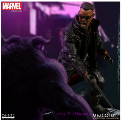 Mezco Toyz 1/12 Marvel Blade Action Figure Toy Model In Stock | eBay