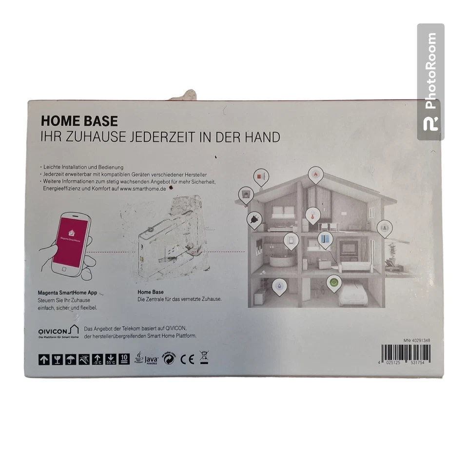 Qivicon Smart Home Base Home Schnurlos deutsche Telekom Steuerzentrale - Bild 2 von 2