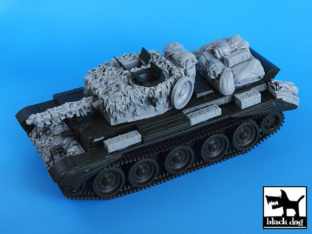 Black Dog 1/35 British Cromwell Tank Hessian Tape Camo Net WWII