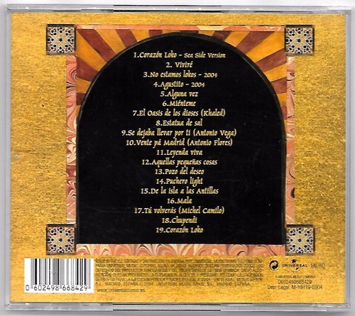 CD / 20 PA' KETAMA - GRANDES EXITOS 1984-2004 / 19 TITRES (ALBUM ANNEE 2004) - Picture 2 of 2