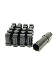 20 Tuercas De Rueda Negras M12x1.5 Para Ford Focus/Fiesta – Acero Italiano Con Acabado Negro